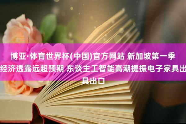 博亚·体育世界杯(中国)官方网站 新加坡第一季度经济透露远超预期 东谈主工智能高潮提振电子家具出口