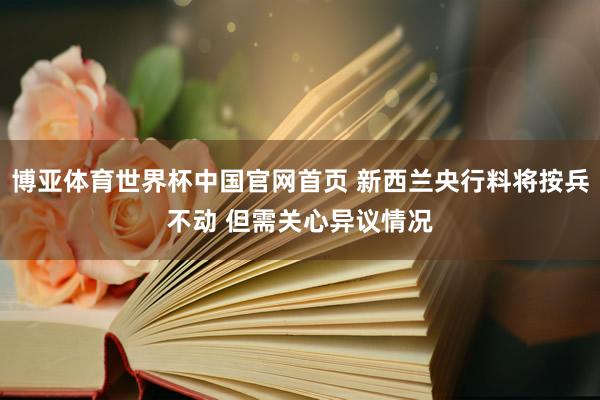 博亚体育世界杯中国官网首页 新西兰央行料将按兵不动 但需关心异议情况
