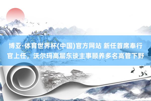 博亚·体育世界杯(中国)官方网站 新任首席奉行官上任，沃尔玛高层东谈主事颐养多名高管下野