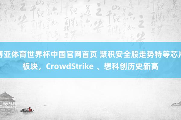 博亚体育世界杯中国官网首页 聚积安全股走势特等芯片板块，CrowdStrike 、想科创历史新高
